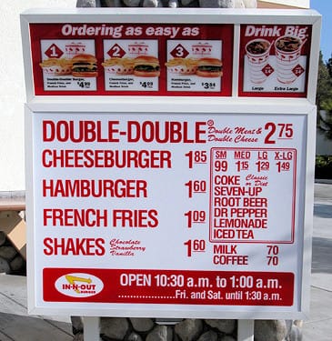 Keeping The Menu Simple