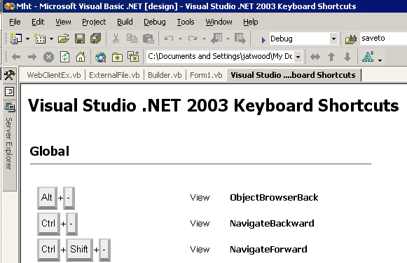 Keyboard Shortcut Summary Macro