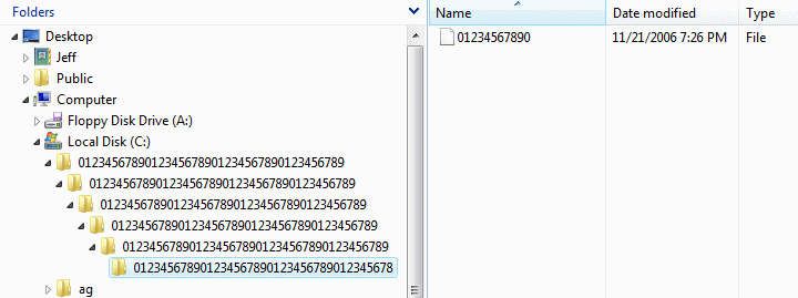 Filesystem Paths: How Long is Too Long?