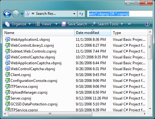 Exploring Vista’s Advanced Search