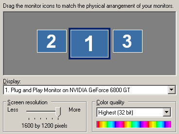 Multiple LCDs