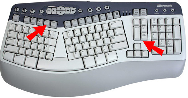 mangled keyboard layout