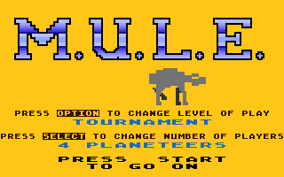 M.U.L.E. Screenshot