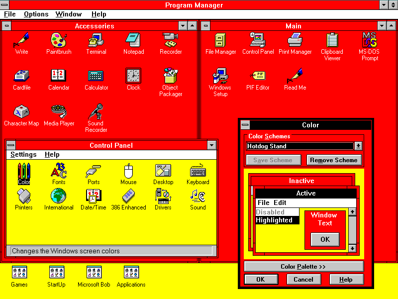 Scheme Sound Vista Window