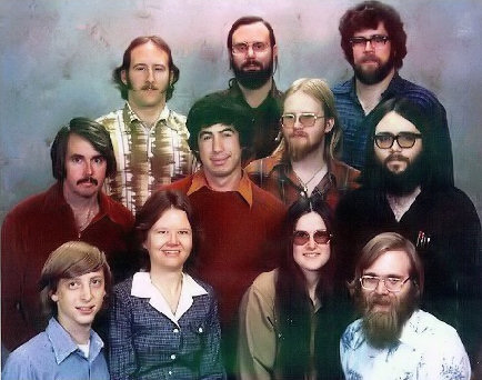 Microsoft group photo, December 1978