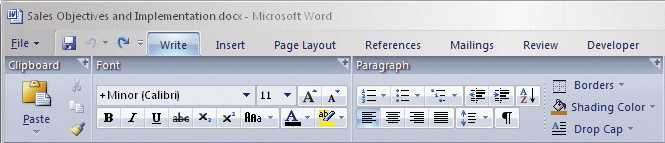 Microsoft Word 12