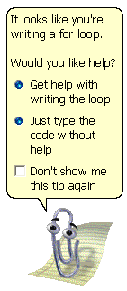 Clippy in Visual Studio .NET