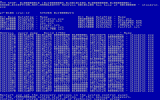 Bsod Windows Nt