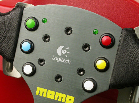 Logitech MOMO Force closeup