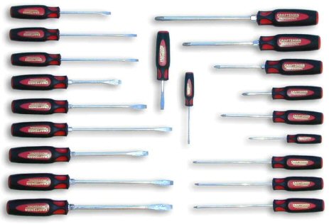 A collection of different screwdrivers