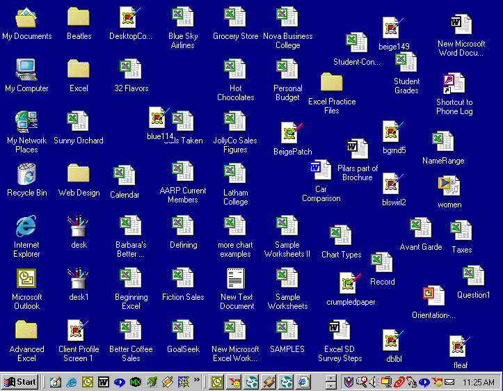 Desktop Icons Overlap Windows Vista