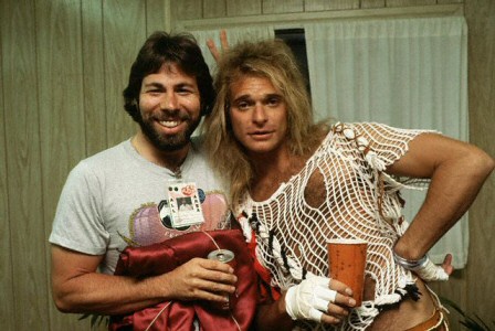 Steve Wozniak and David Lee Roth