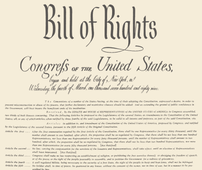 The Bill of Rights