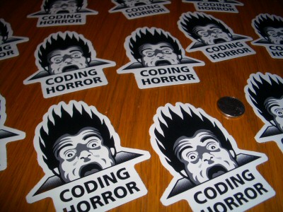 Coding Horror stickers