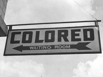 colored only sign