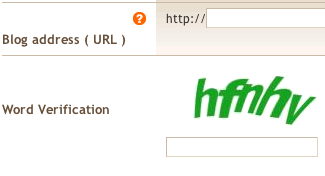 The Blogger Captcha