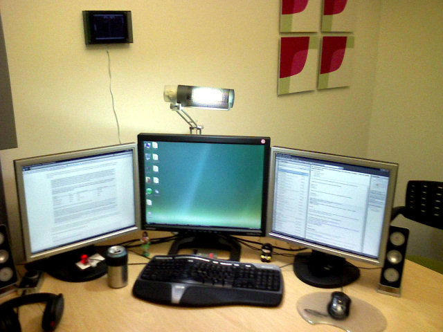 Office, computer setup