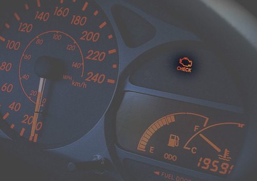 The 'check engine' light