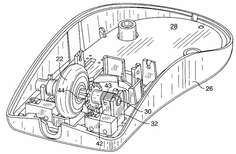 mouse wheel patent figure