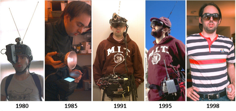 Steve Mann, wearable computers from 1980-1998