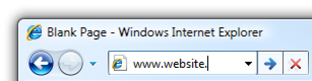 Internet Explorer 7 address bar
