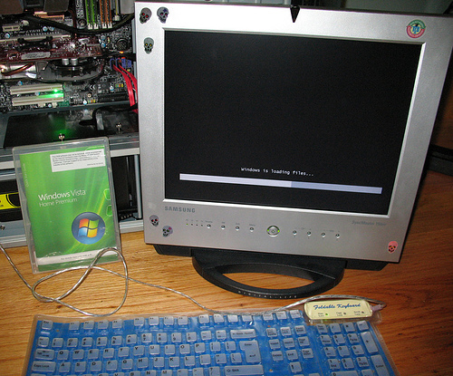 PC build, installing OEM Windows Vista