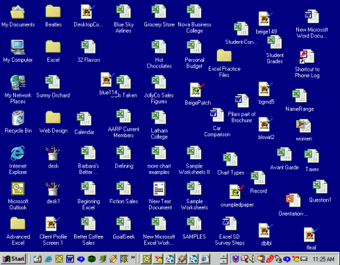 messy windows desktop
