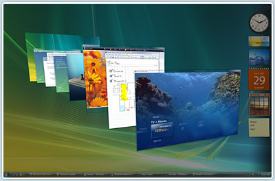 Windows Vista Flip3D