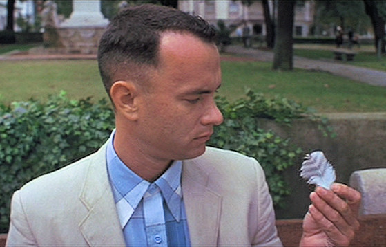 Forrest Gump and the Feather