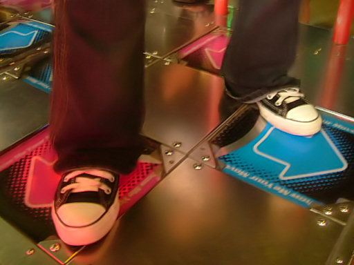 Dance Dance Revolution feet