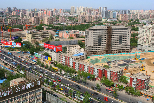 urban sprawl in Beijing