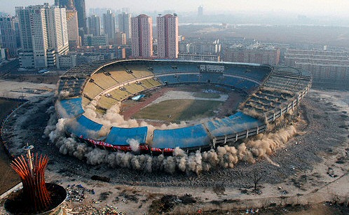 stadium demolition