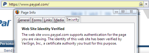 Certificate info in Firefox 2.0