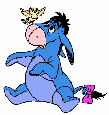 Eeyore, from Winnie-The-Pooh