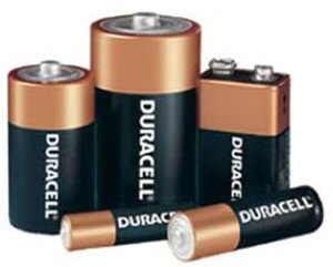 battery set: C, D, 9 volt, AAA and AA