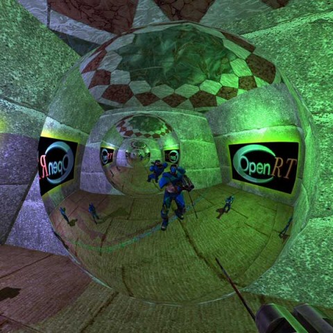 quake 3, raytraced in real time