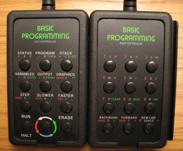 Atari 2600 BASIC programming keypads