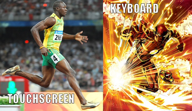 Touchscreen-vs-keyboard