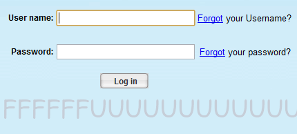 Username-password-input